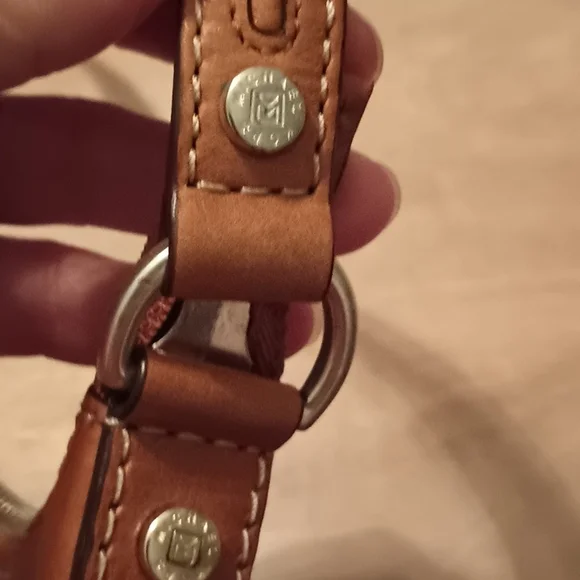 Vintage Michael Kors Small leather brown studded bag Early Y2K Baguette Rare 90 - Picture 8 of 9